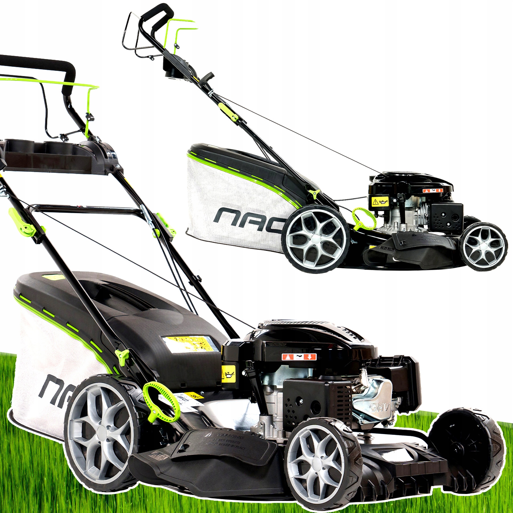 Benzínová kosačka na trávu s košom NAC 196 cm³ LONCIN šírka kosenia 56 cm